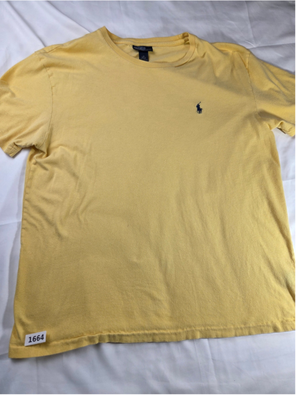 Men's Polo Ralph Lauren Short Sleeve T Shirt Size M, Yellow #1664